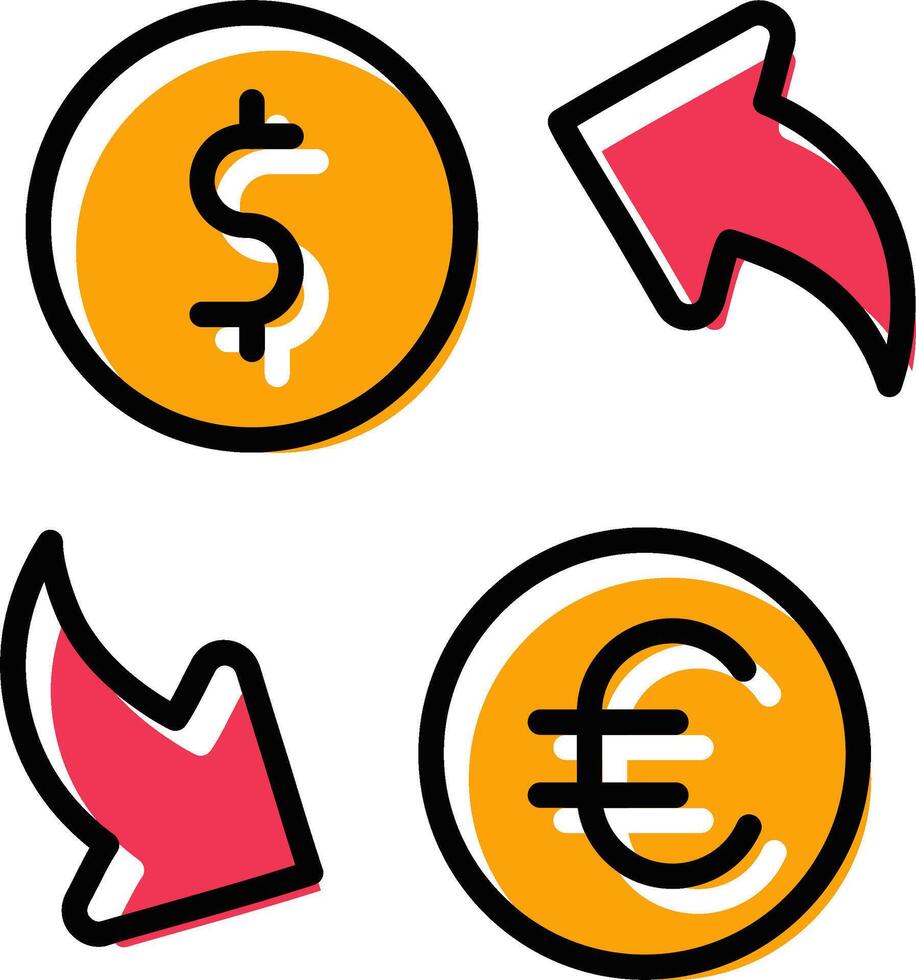 Currency Exchange Vector Icon