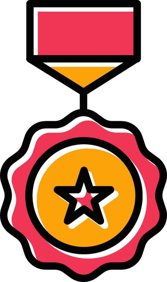 icono de vector de medalla