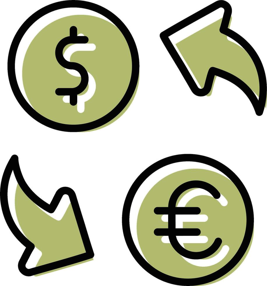 Currency Exchange Vector Icon