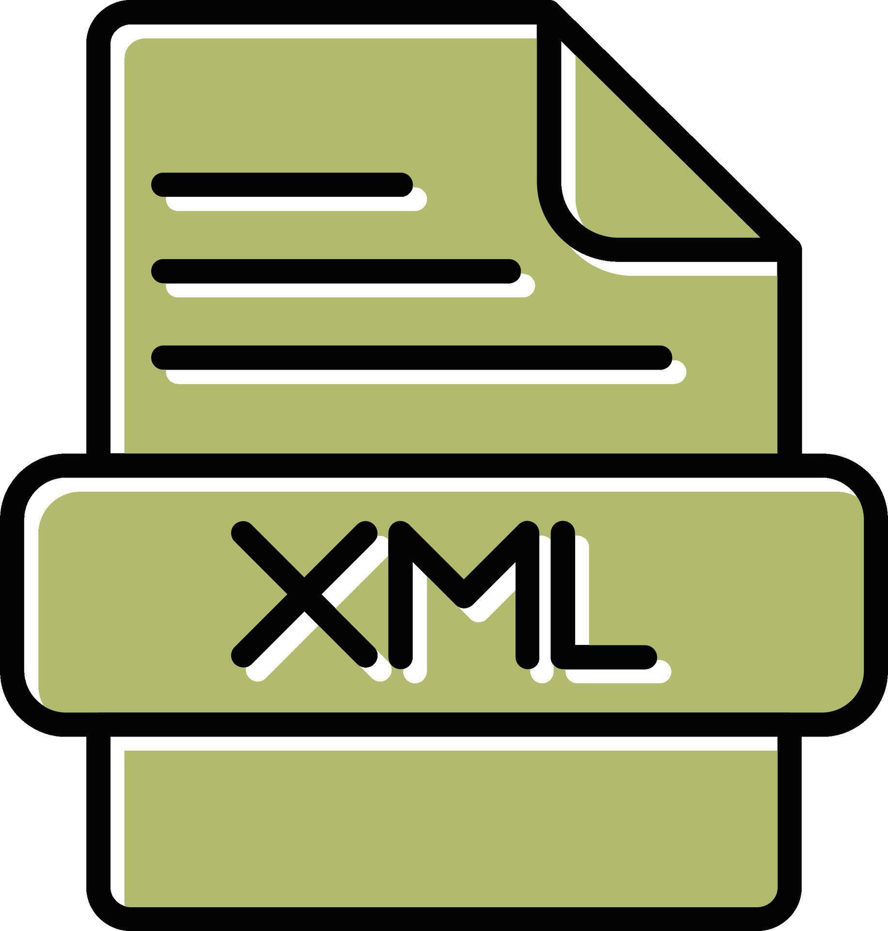 XML Vector Icon 41791607 Vector Art at Vecteezy