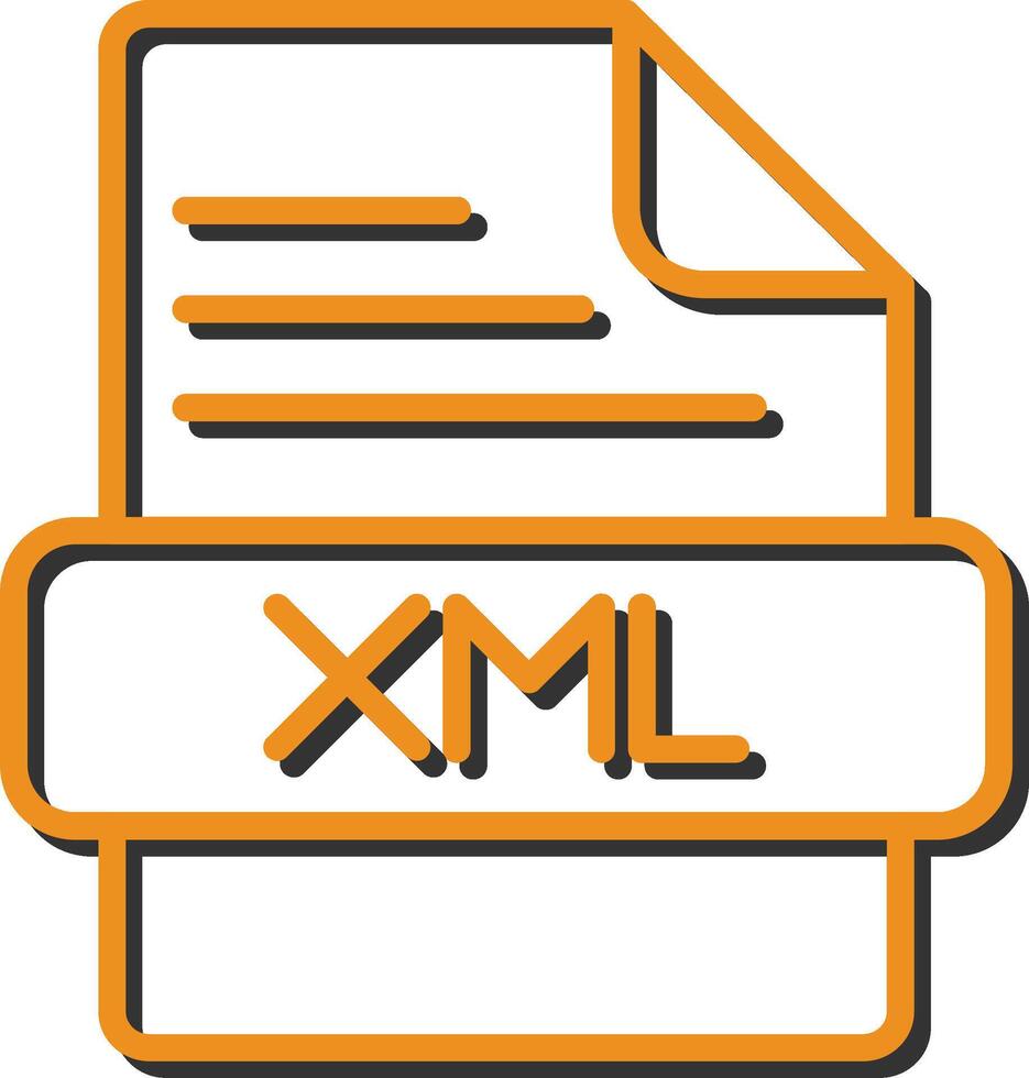 XML Vector Icon