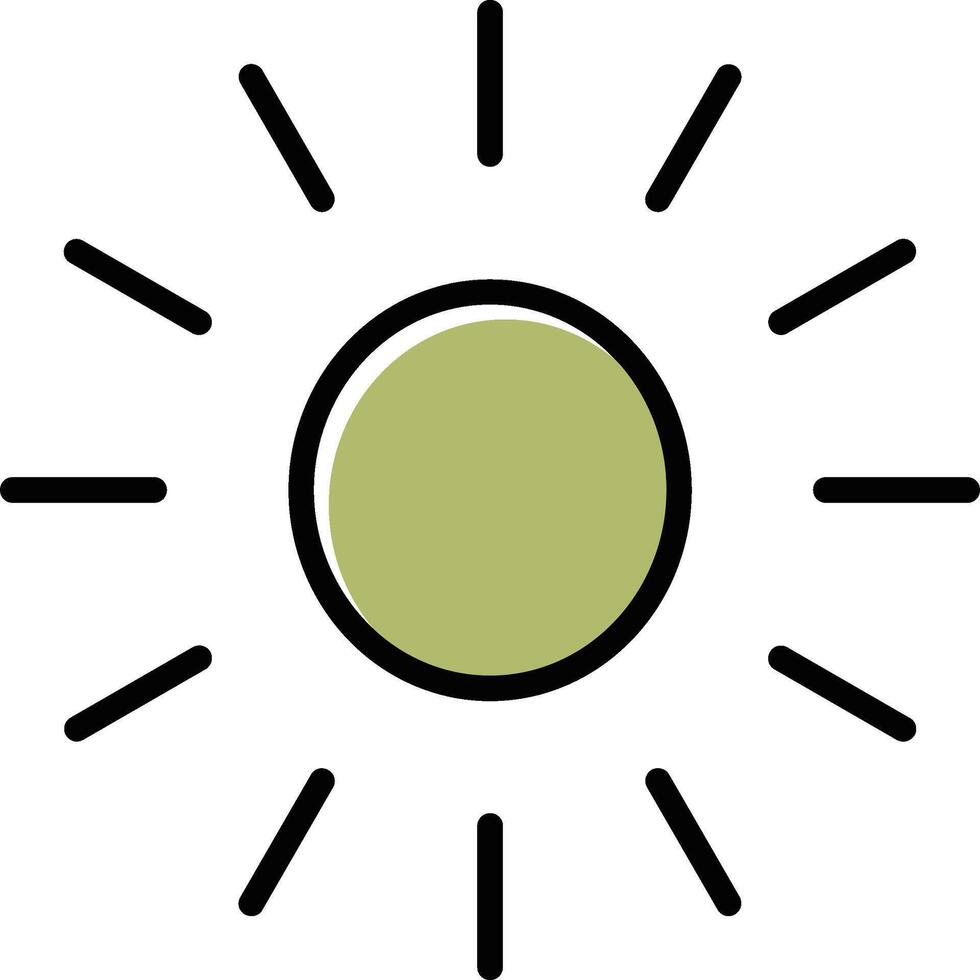 Sun Vector Icon