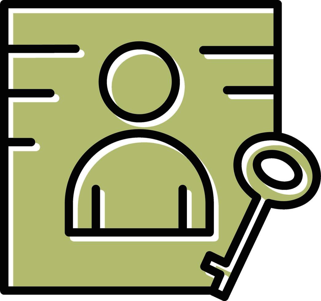 Business Key Vector Icon