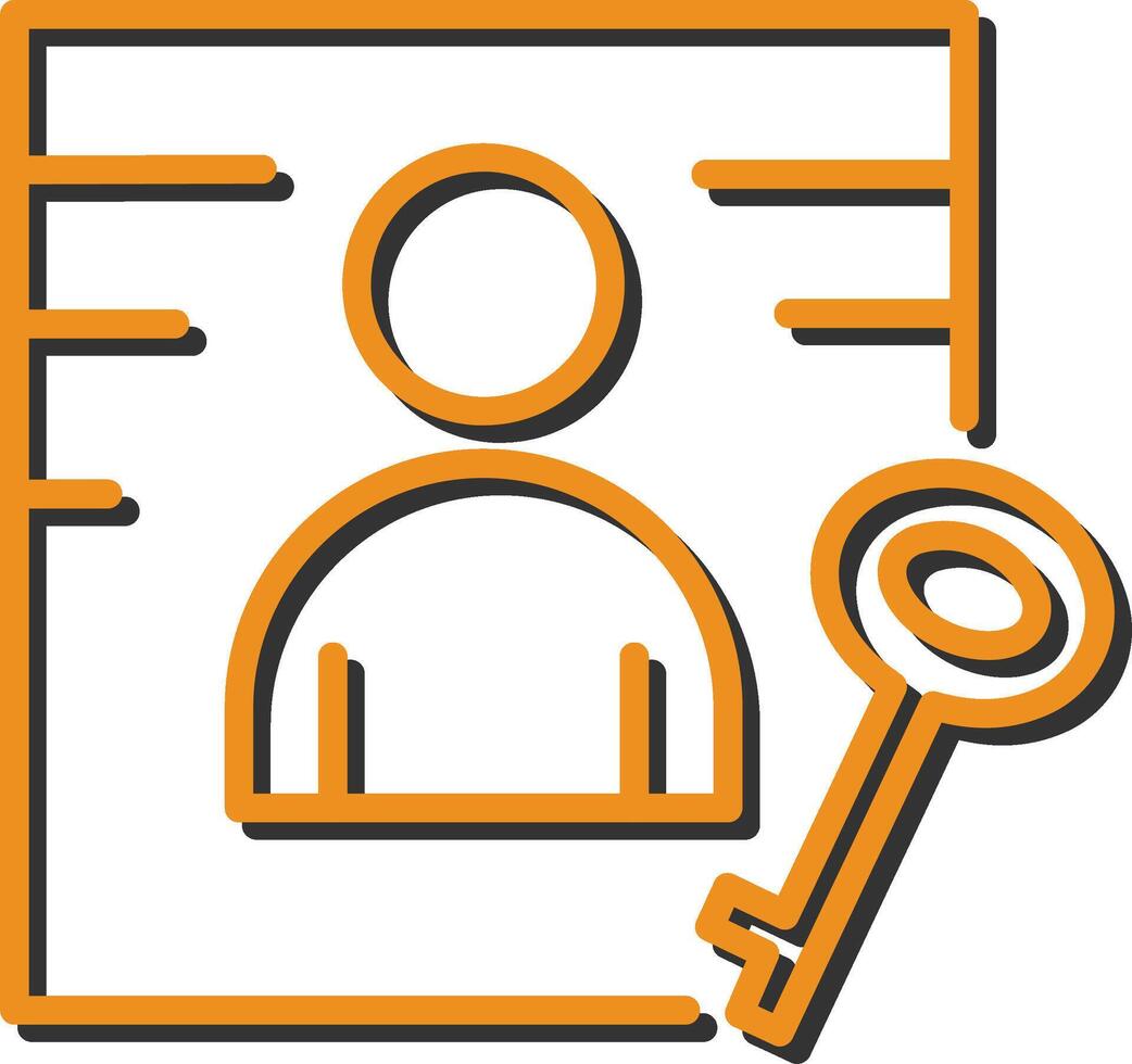 Business Key Vector Icon