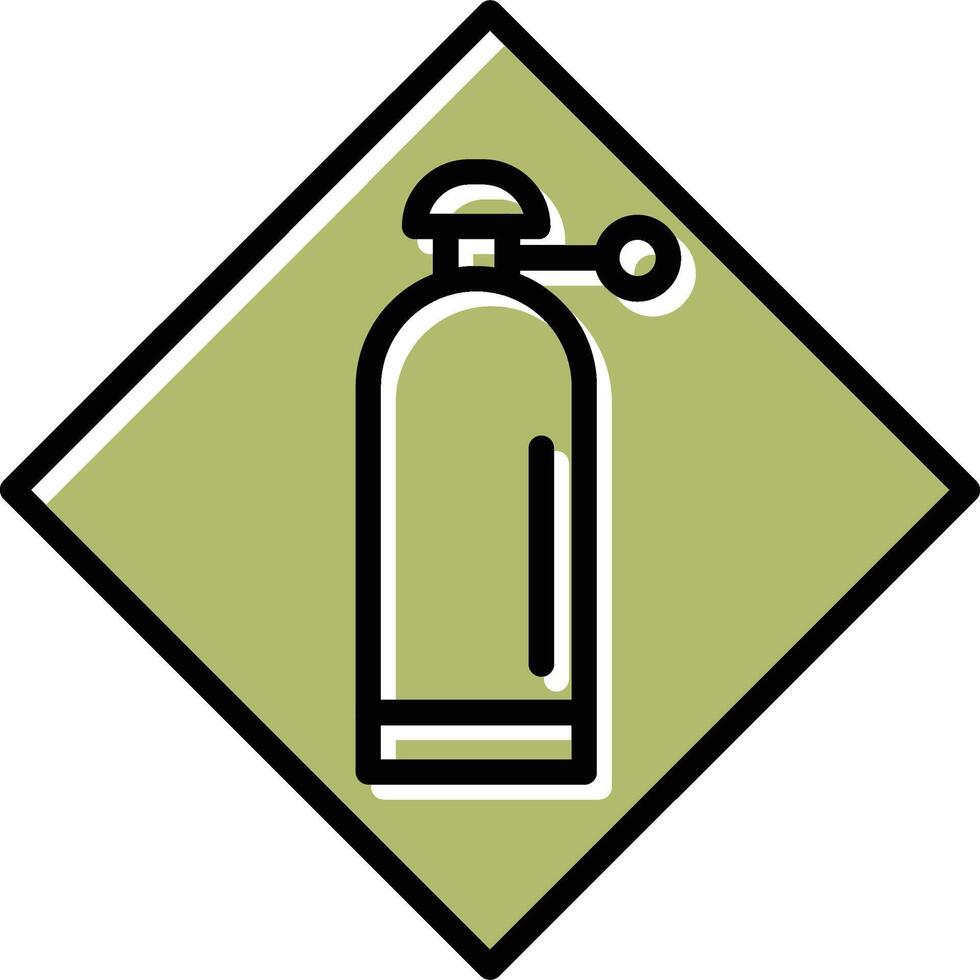 Pressurized Cylinder Vector Icon