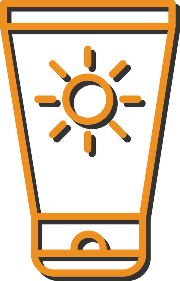 Sun Cream Vector Icon