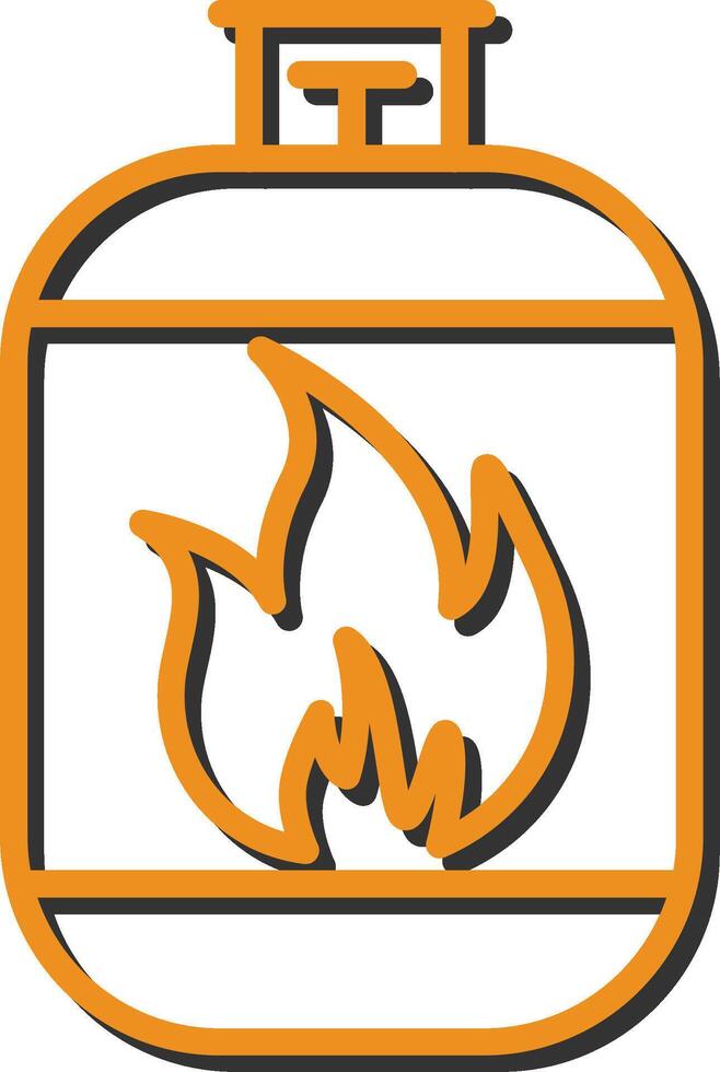 Gas Cylinder Vector Icon