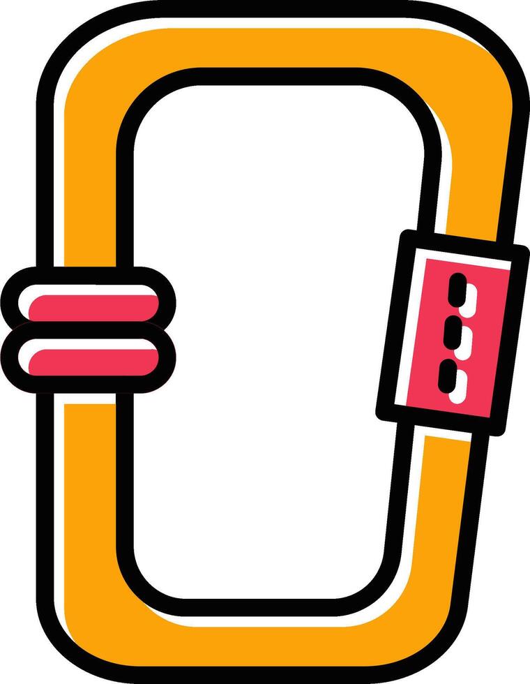 Carabiner Vector Icon