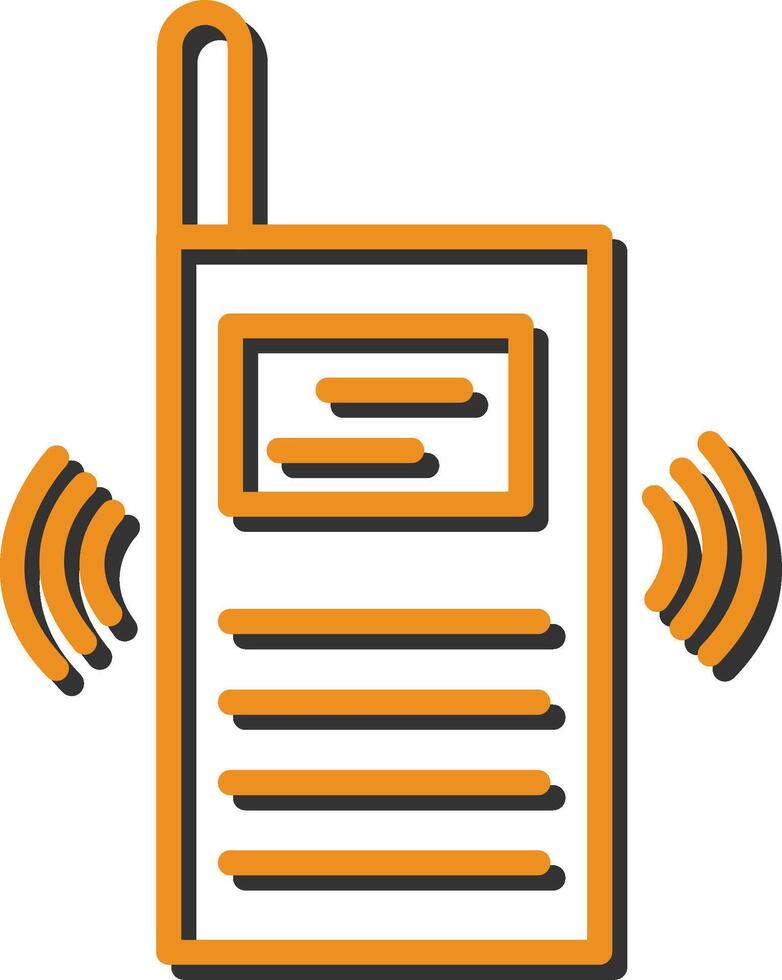 Walkie Talkie Vector Icon