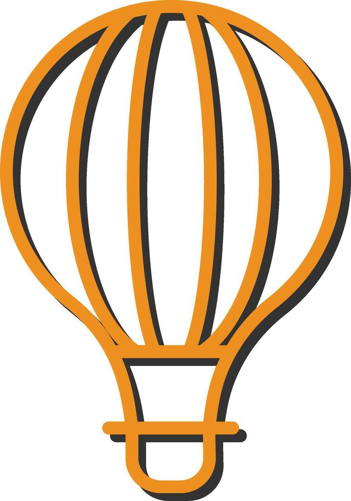 Hot Air Balloon Vector Icon