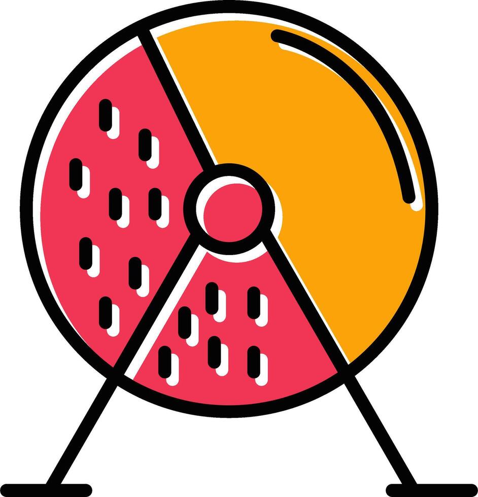 Lottery Machine Vector Icon