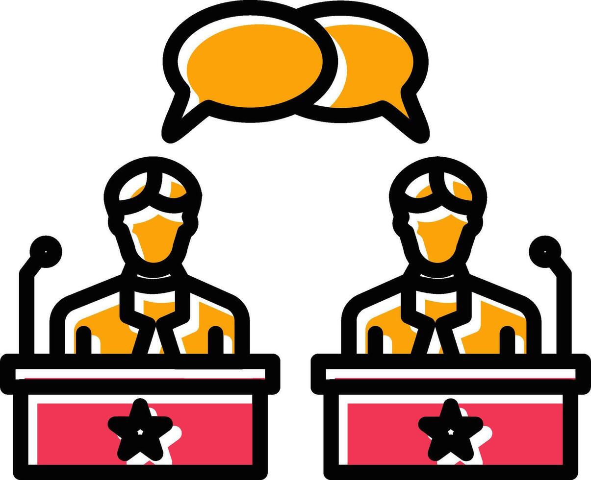 Debate Vector Icon