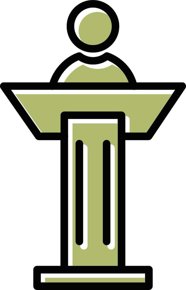 Podium Vector Icon