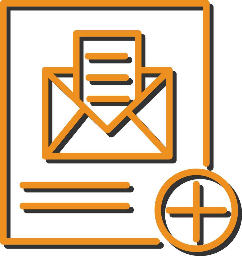 Add Mail Vector Icon