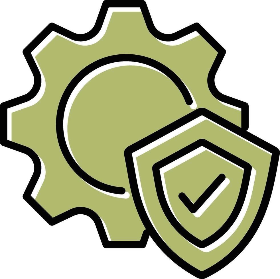 Protected System Vector Icon
