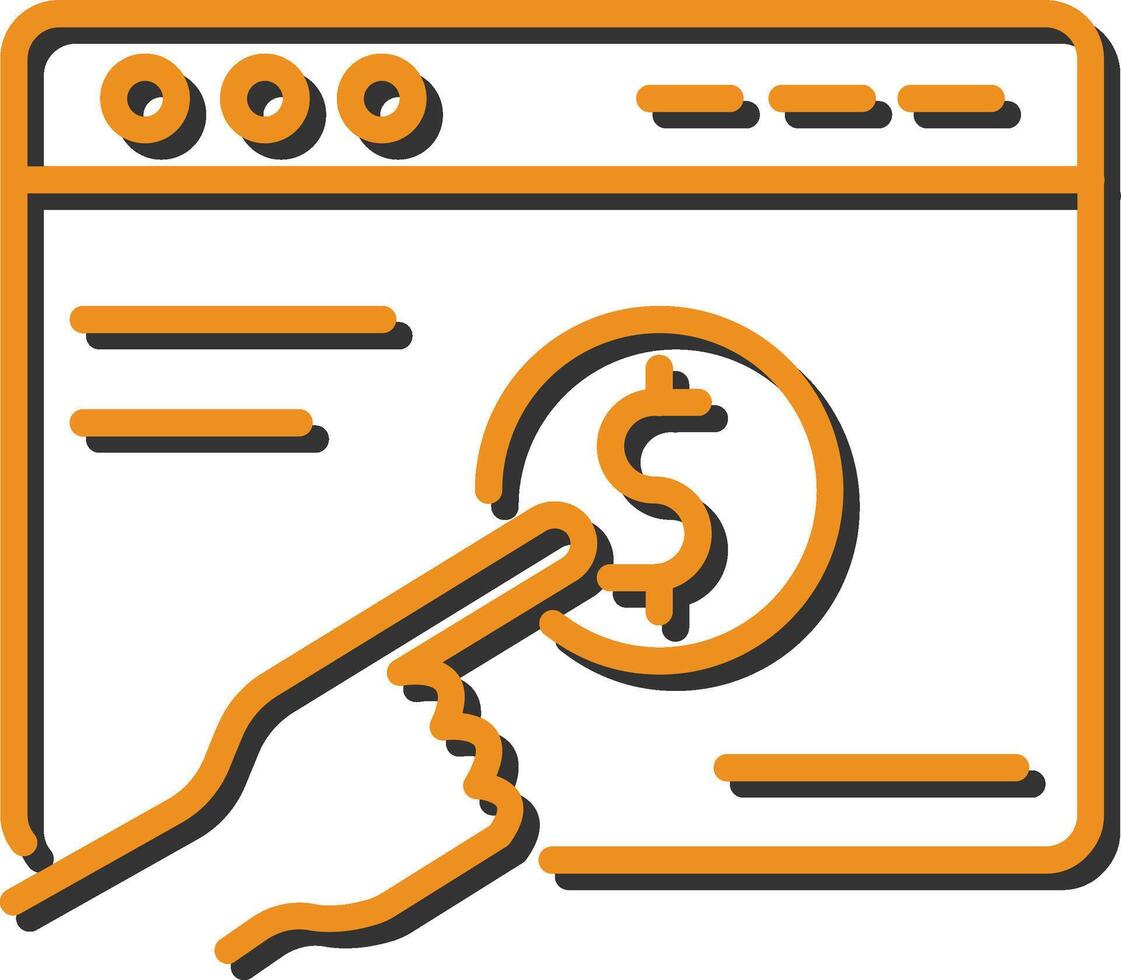 Pay Per Click Vector Icon