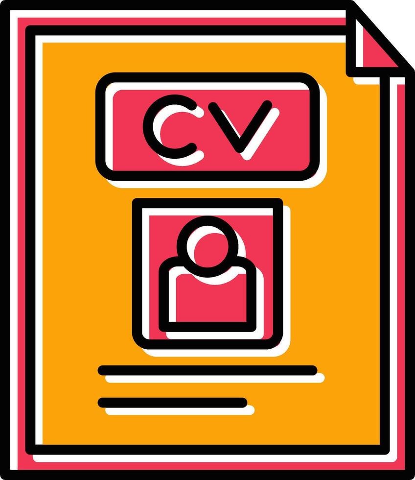 CV Vector Icon