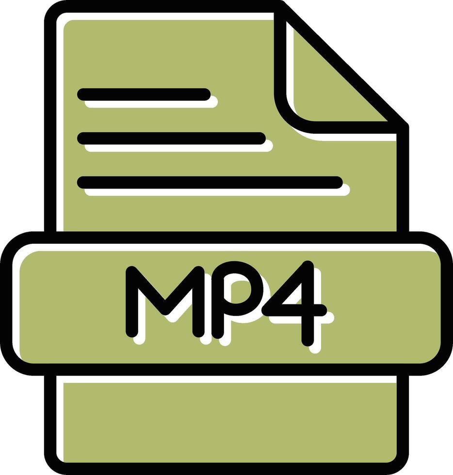 MP4 Vector Icon