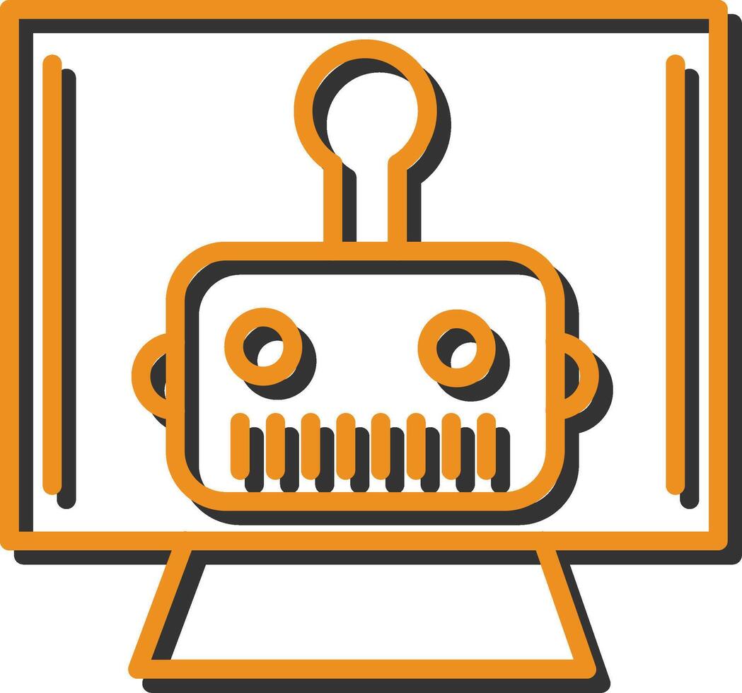 Artificial Bot Vector Icon