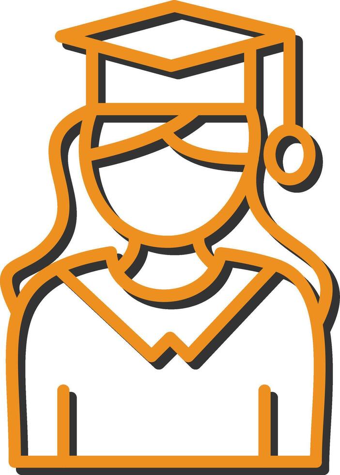 Female Graduate Vector Icon