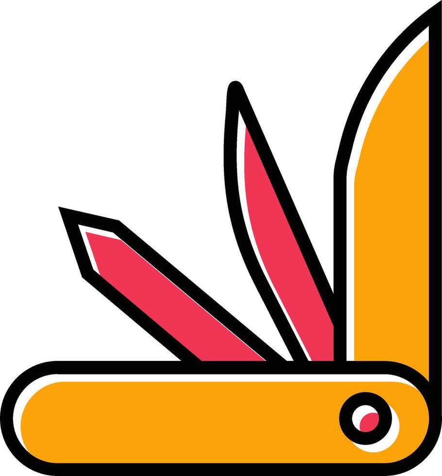 Swiss Army Knife Vector Icon