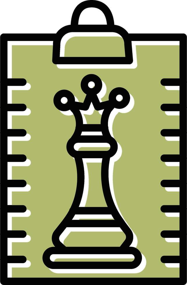 Clipboard Chess Vector Icon