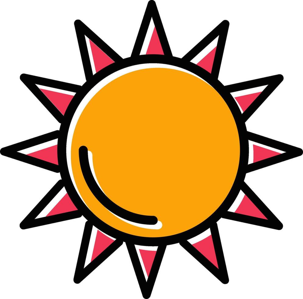 Sun I Vector Icon