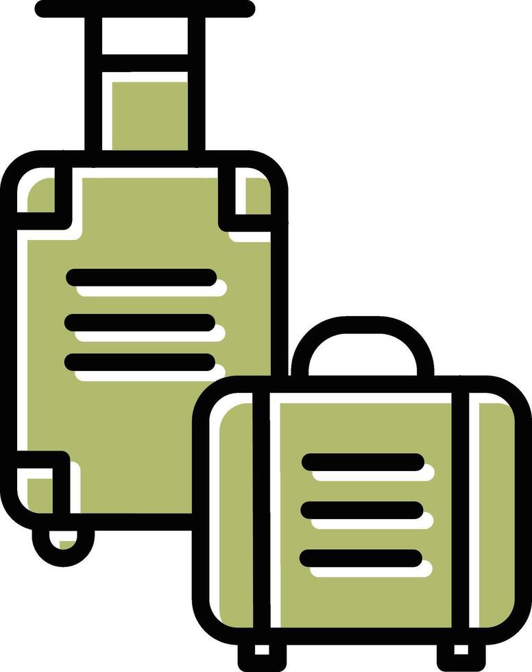 Luggage Bag Vector Icon