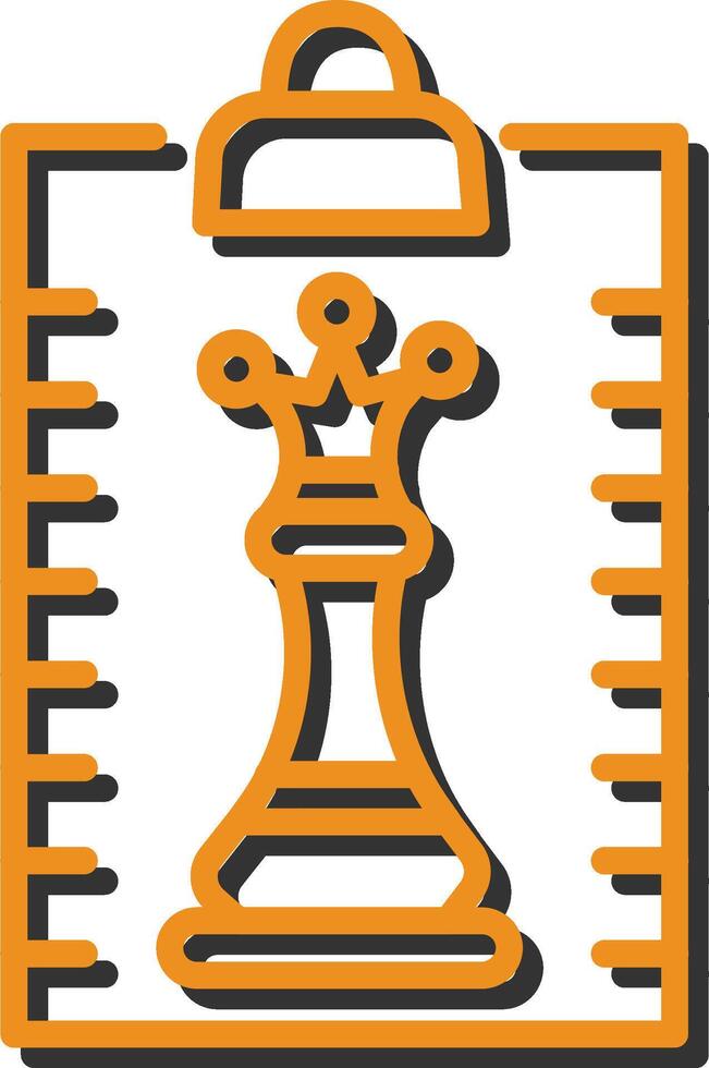 Clipboard Chess Vector Icon