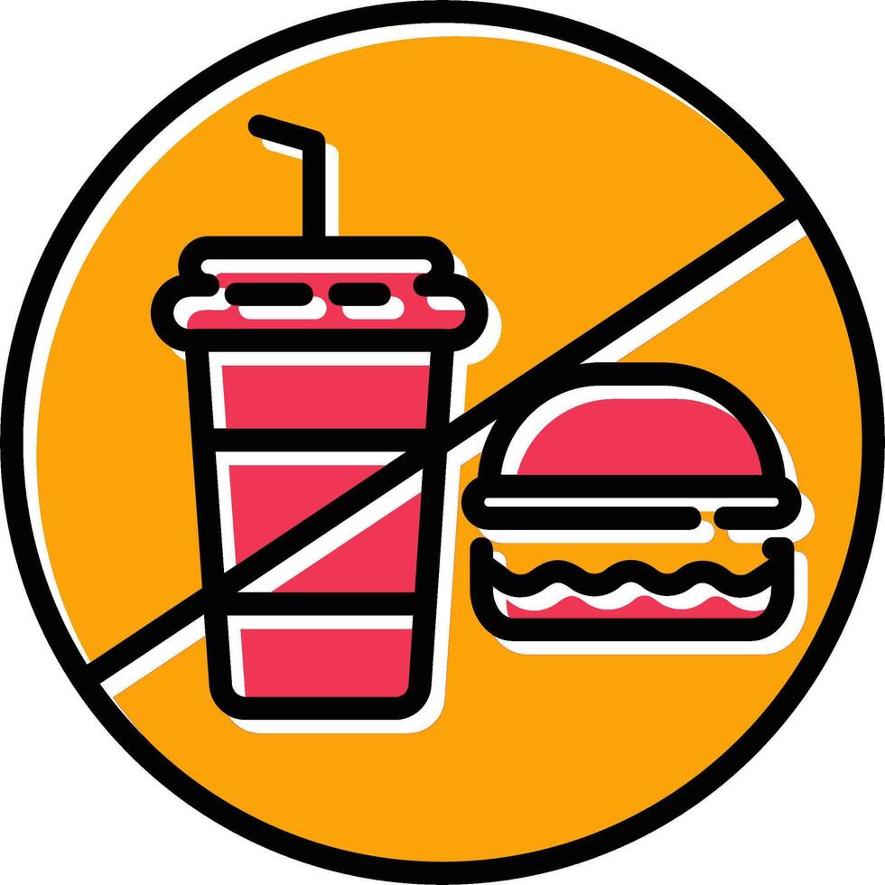 No Food Vector Icon