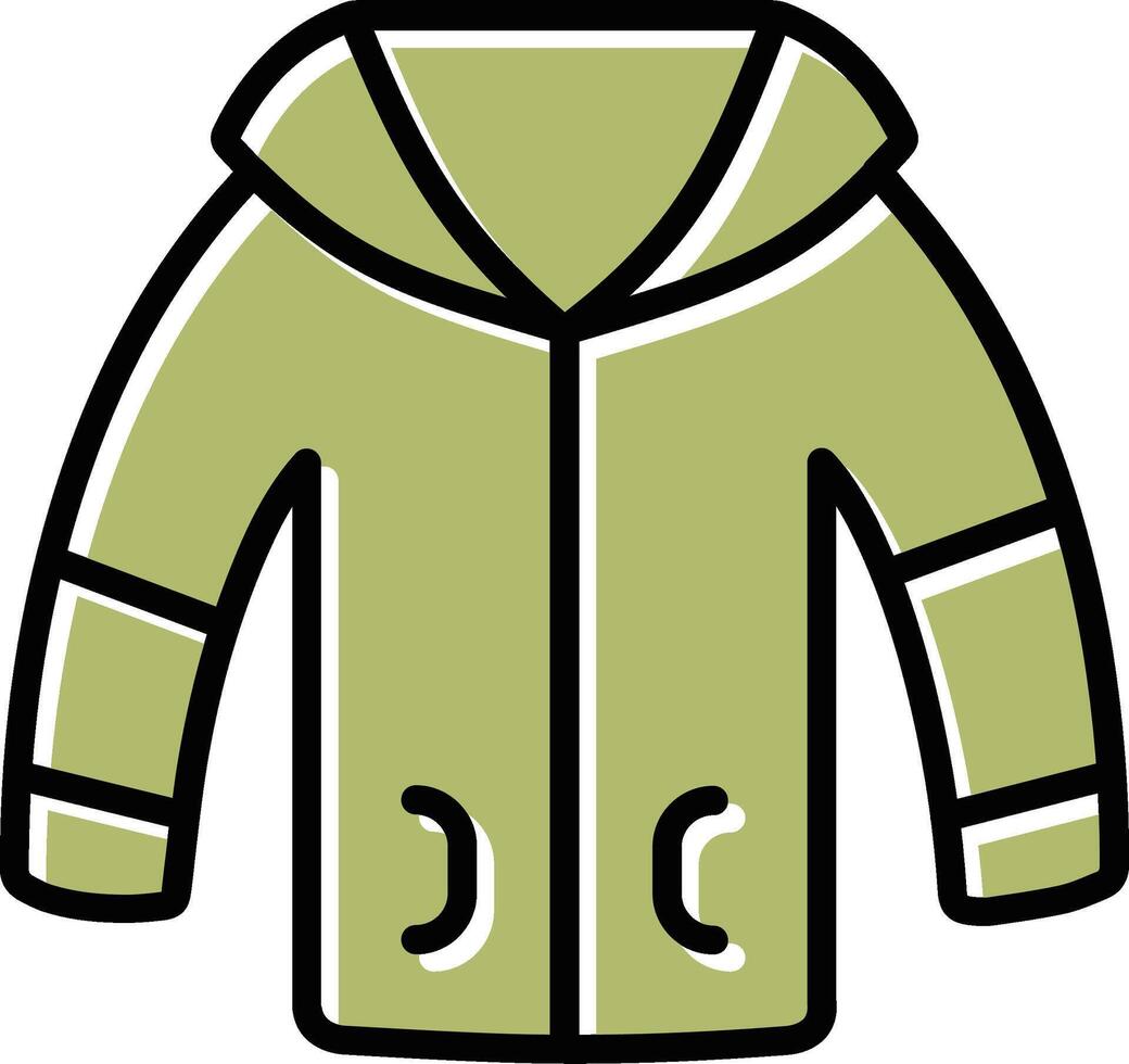 Winter Jacket Vector Icon