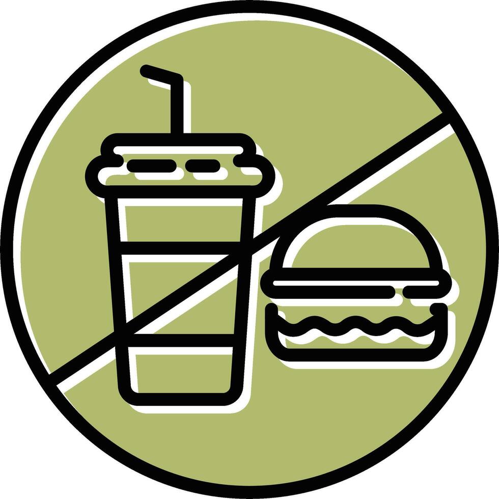 No Food Vector Icon