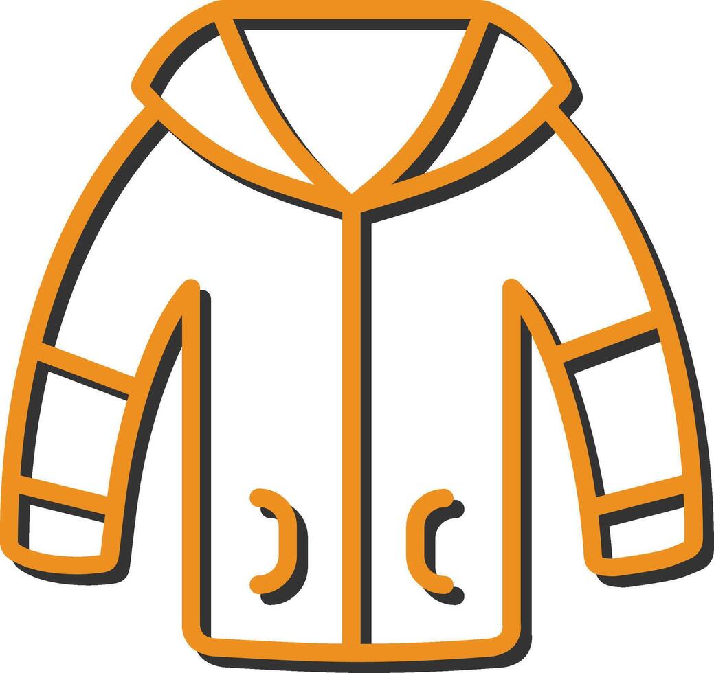 Winter Jacket Vector Icon