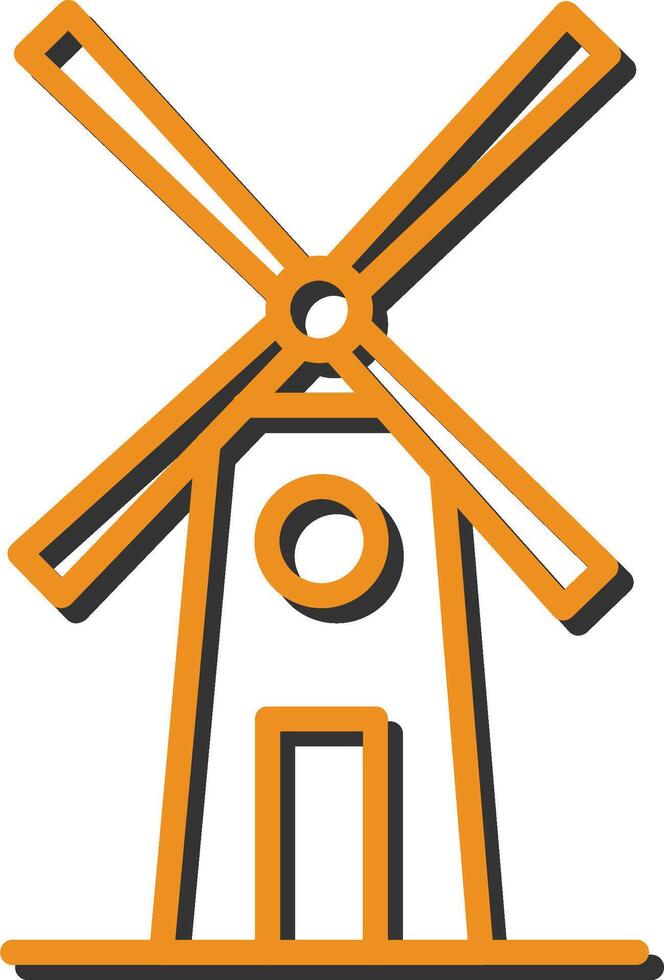 Windmill Vector Icon