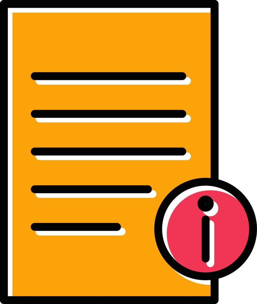 Information Document Vector Icon