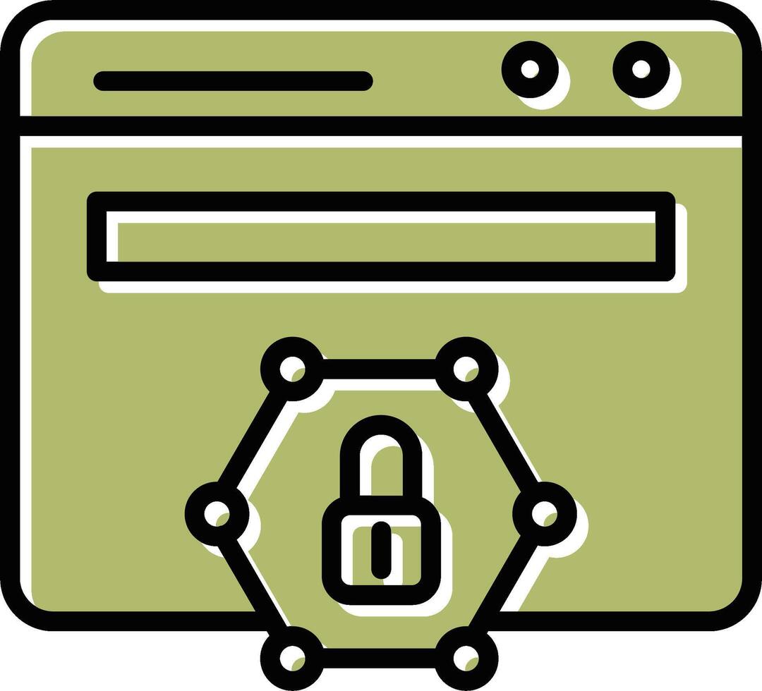 Web Protected Vector Icon