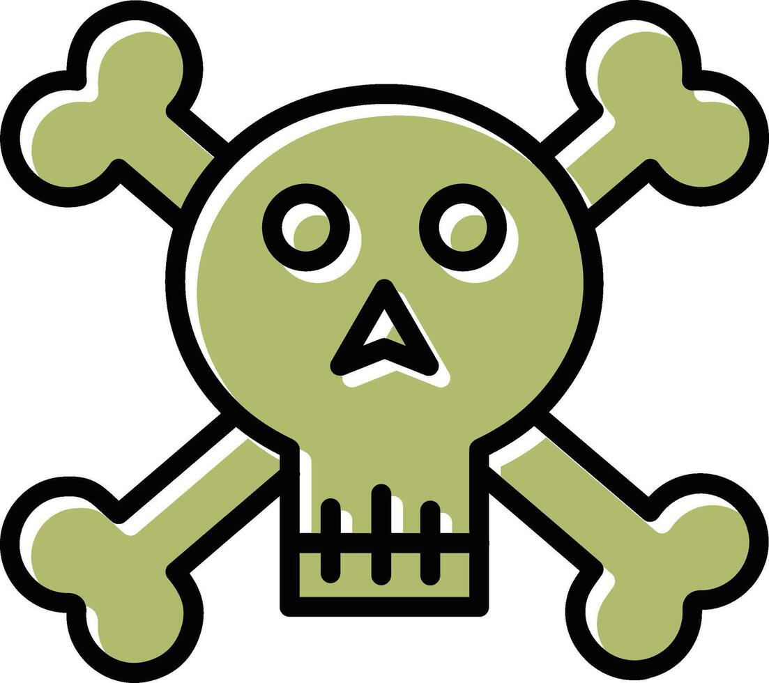 Pirate Skull II Vector Icon