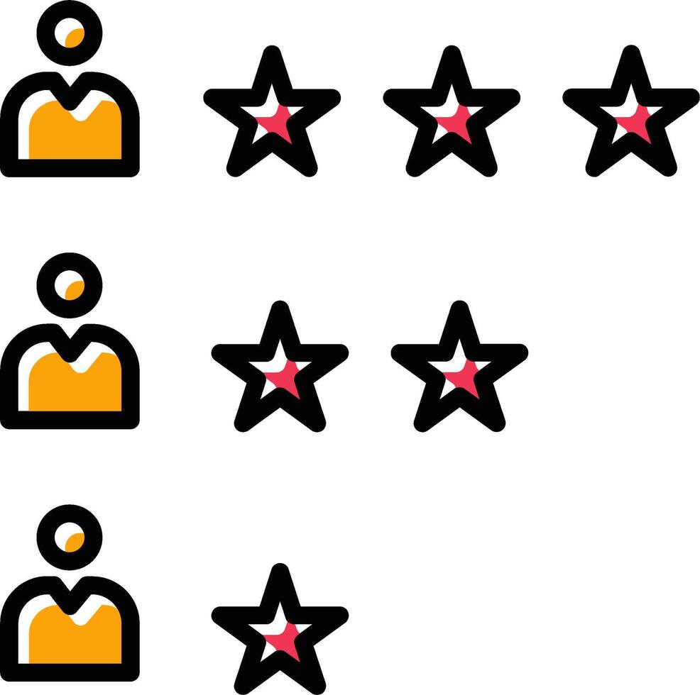 Rating Vector Icon