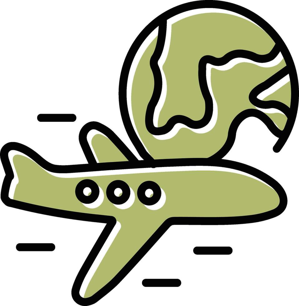 International Flights Vector Icon