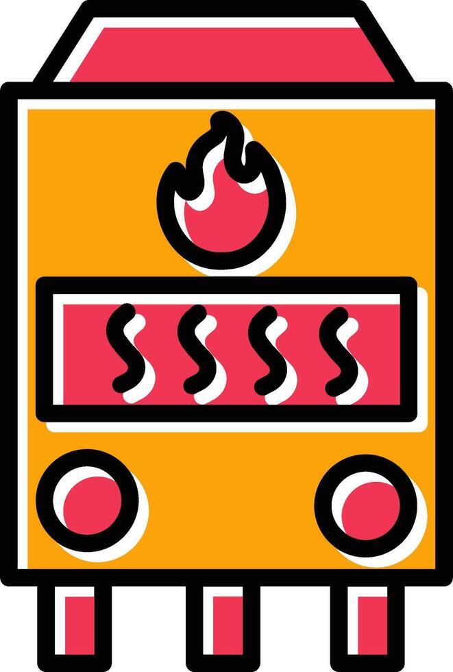 Gas Furnace Vector Icon