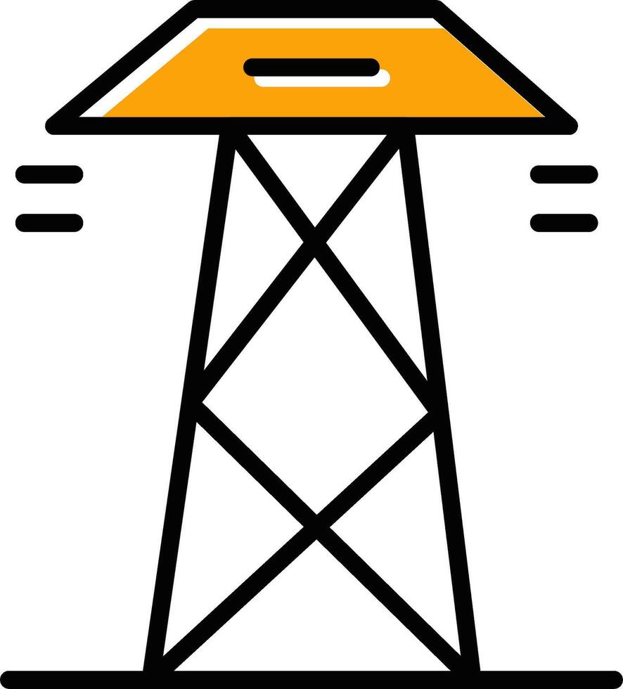 Power Line Vector Icon