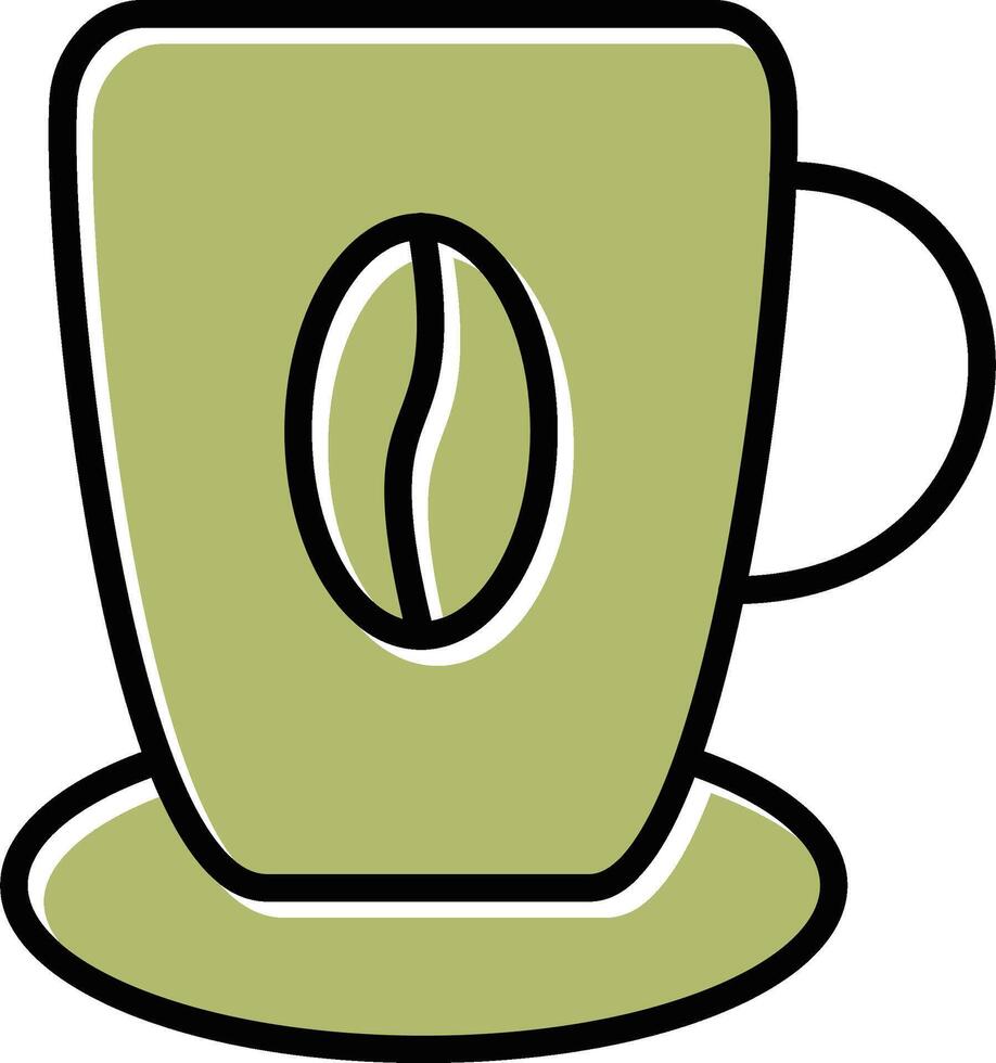 icono de vector de taza de café