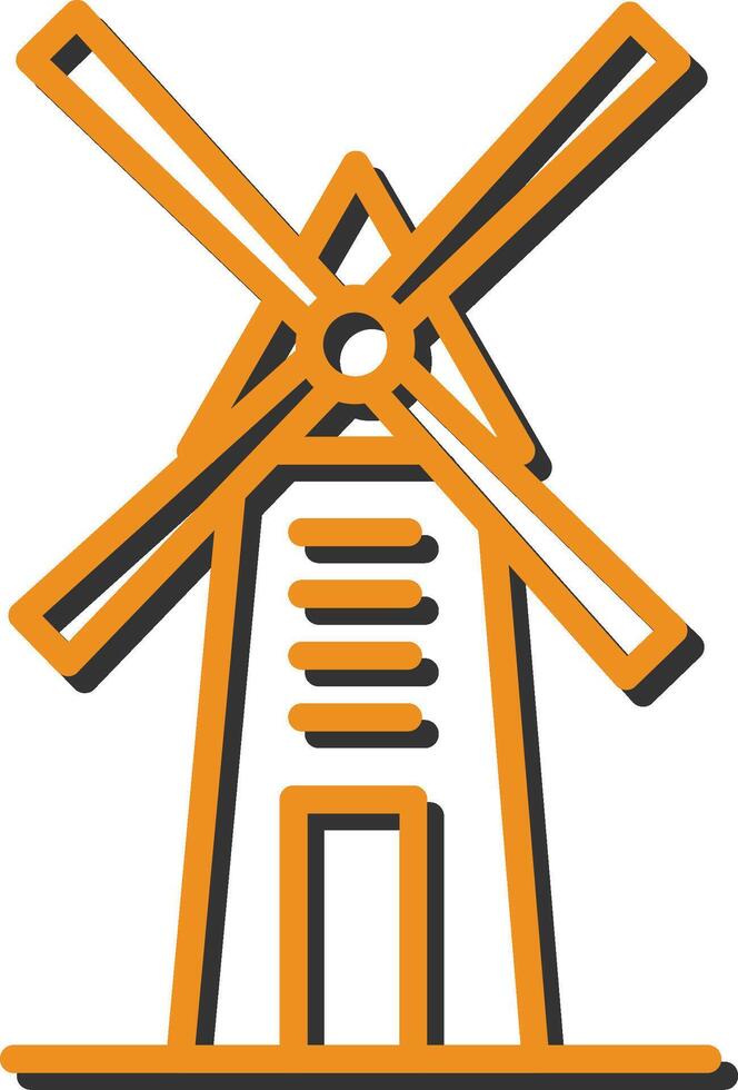 Windmill Vector Icon