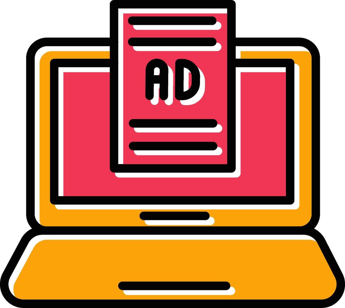 Internet Ads Vector Icon