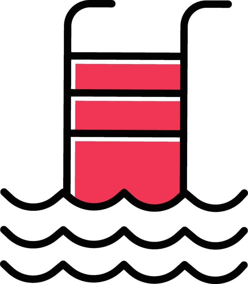 Swimming Pool Vector Icon