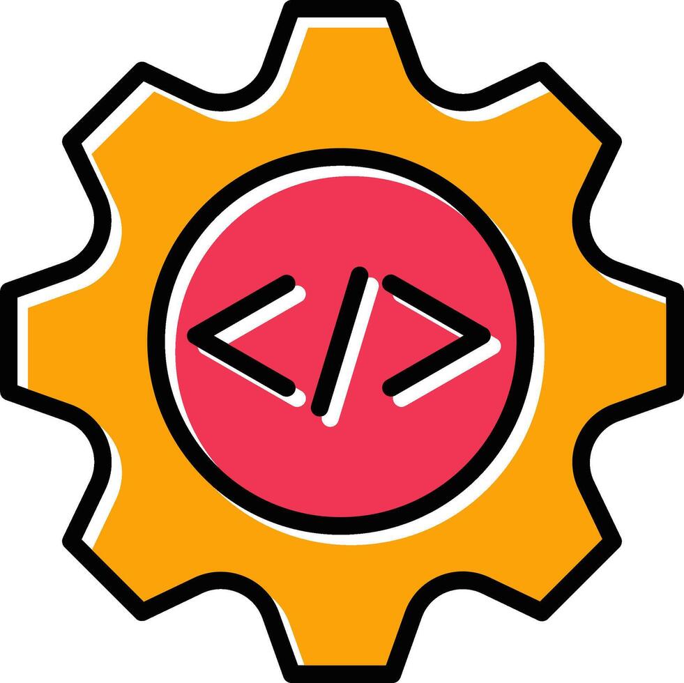 Coding Gear Vector Icon