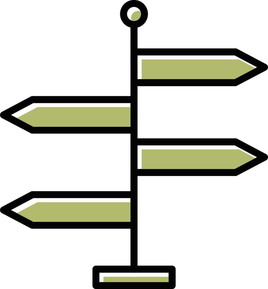 Directions Vector Icon