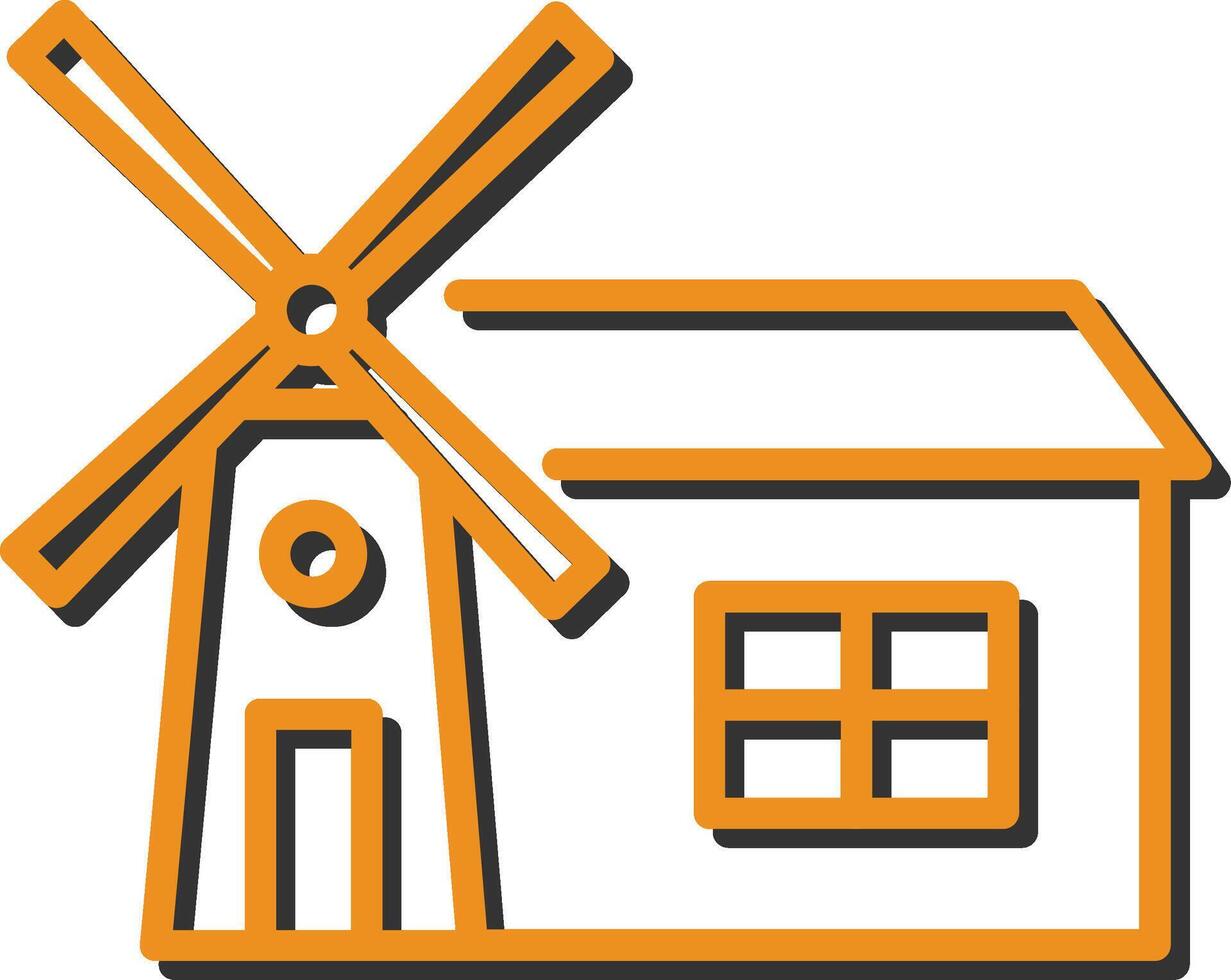 Windmill Vector Icon