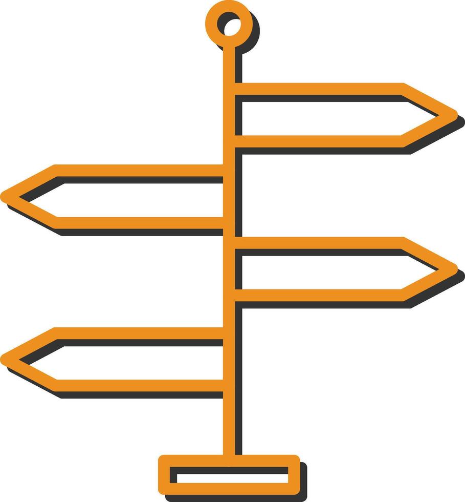 Directions Vector Icon