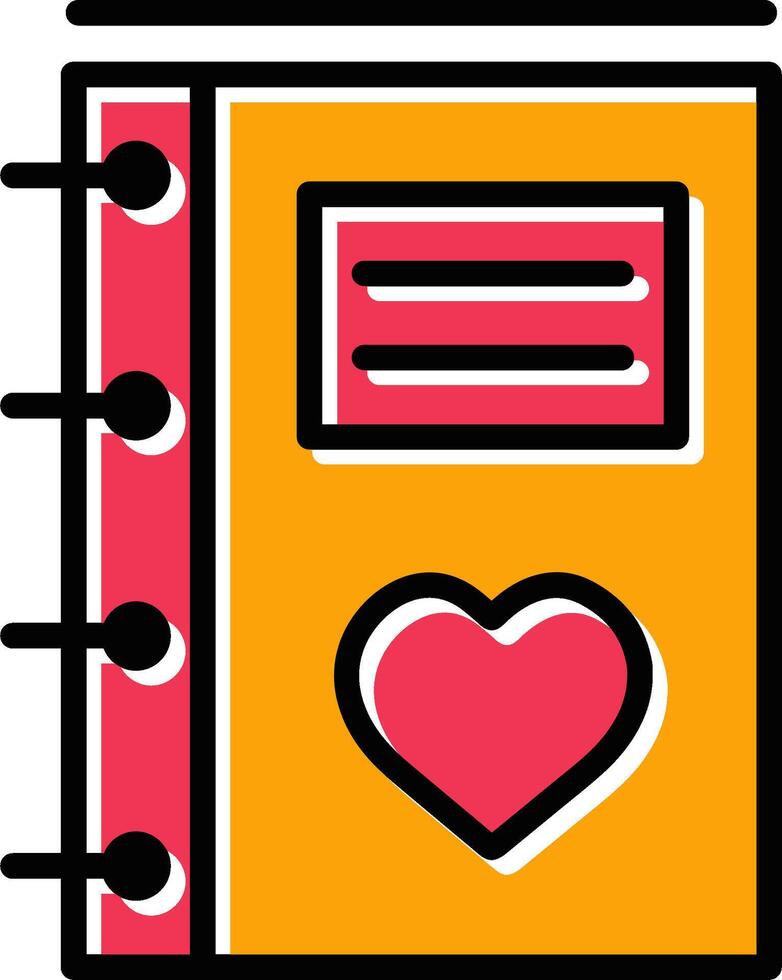 Diary Vector Icon